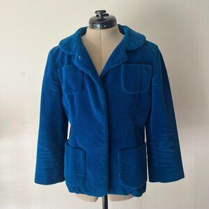 Marni Blue Corduroy Blazer